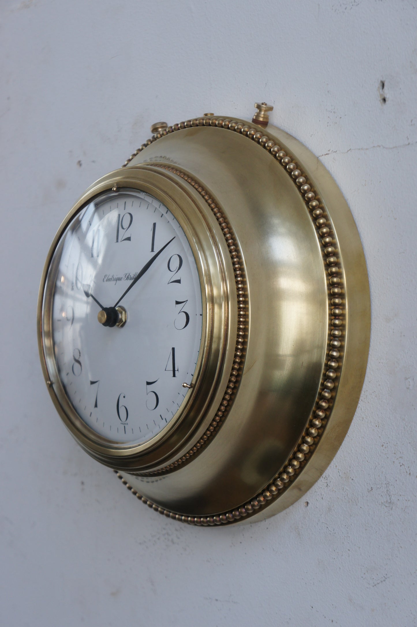 BRILLIÉ Wall Clock / Laiton brut