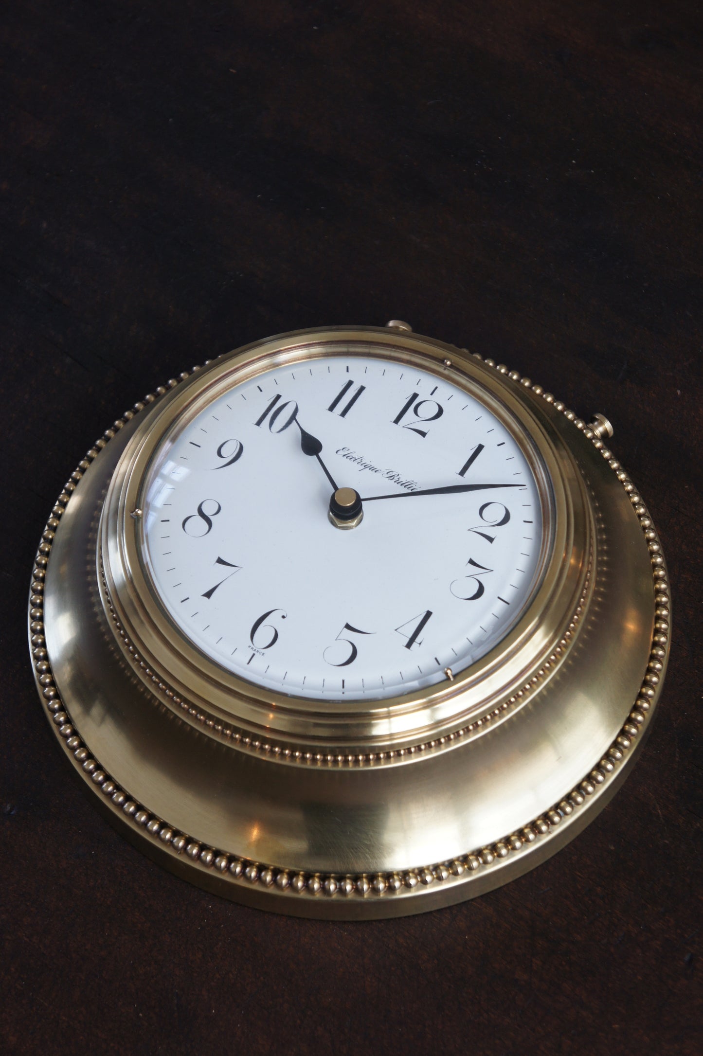 BRILLIÉ Wall Clock / Laiton brut