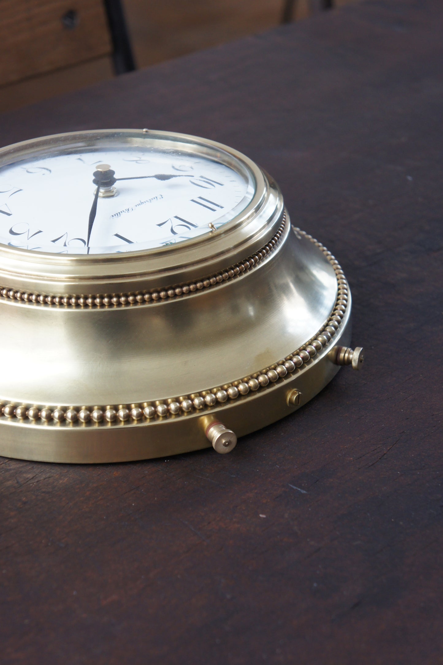 BRILLIÉ Wall Clock / Laiton brut