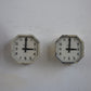 BRILLIÉ Wall Clock / octogone light ivory
