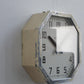 BRILLIÉ Wall Clock / octogone ivory
