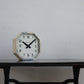 BRILLIÉ Wall Clock / octogone ivory