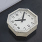 BRILLIÉ Wall Clock / octogone light ivory