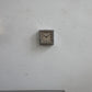 BRILLIÉ Wall Clock / carré métal poli