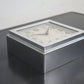 BRILLIÉ Wall Clock / carré métal poli