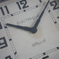 BRILLIÉ Wall Clock / carré métal poli
