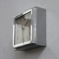 BRILLIÉ Wall Clock / carré métal poli