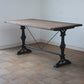 Decorative iron leg table