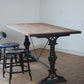 Decorative iron leg table