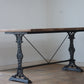 Decorative iron leg table