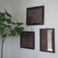 Frame with rusty iron plate A