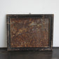 Frame with rusty iron plate A