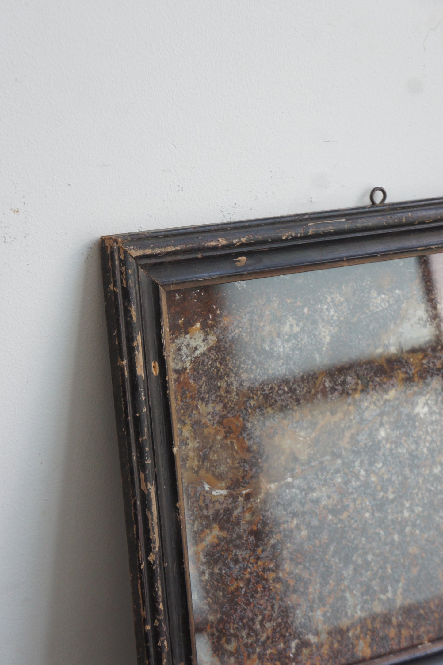 Frame with rusty iron plate A