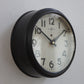 MARUTE Wall clock / iron black A