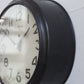 MARUTE Wall clock / iron black A