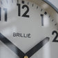 BRILLIÉ Wall clock / gris A