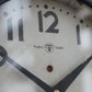 MARUTE Wall clock / iron black A