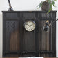 MARUTE Wall clock / iron black A