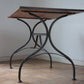 GARDEN Iron leg table