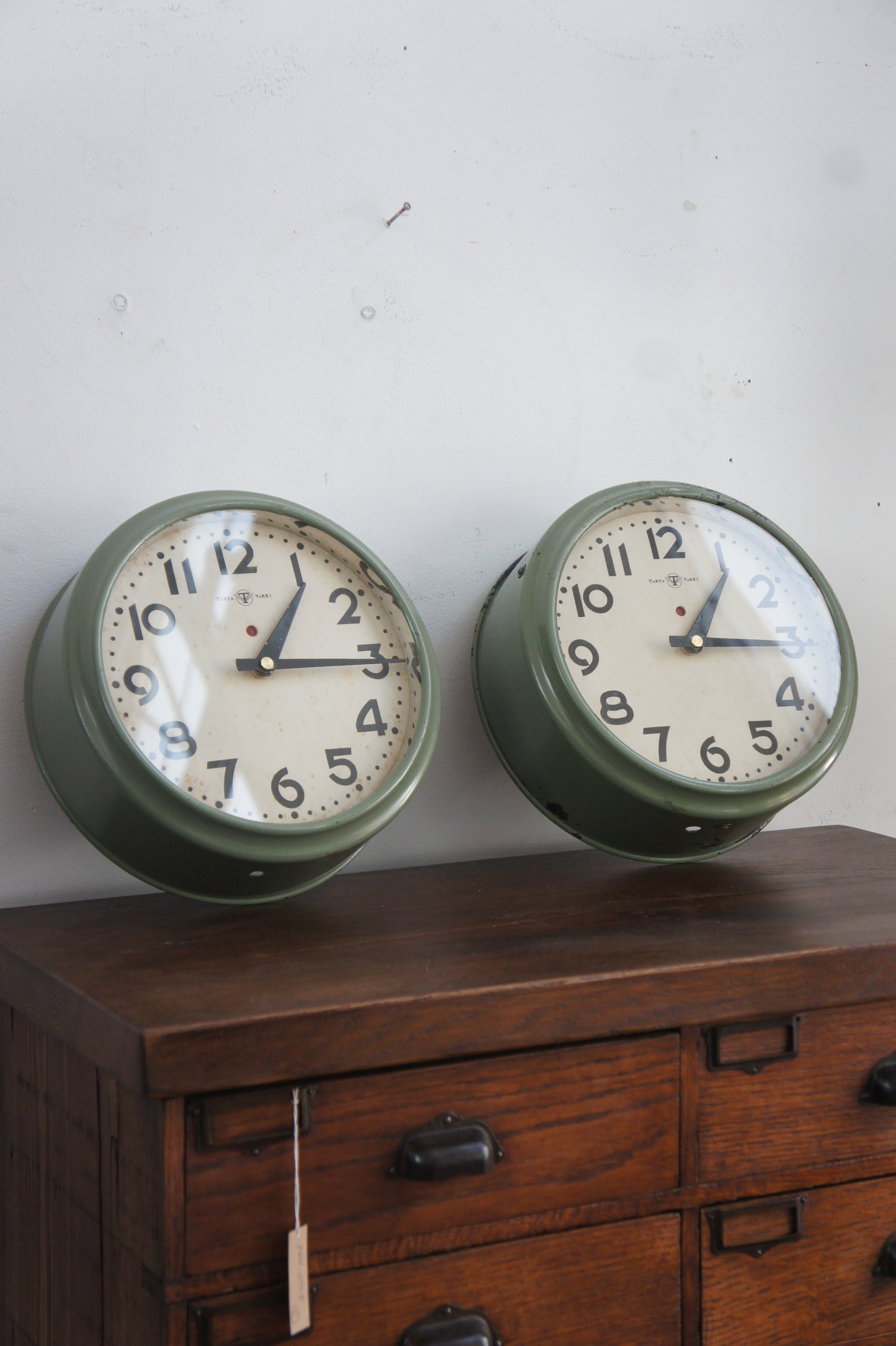 MARUTE Wall clock / green B