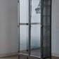 Metal glass cabinet 85