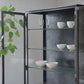 Metal glass cabinet 85