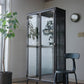 Metal glass cabinet 85