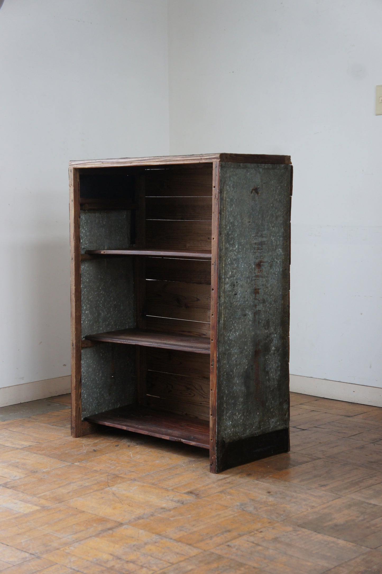 Galvanized shelf