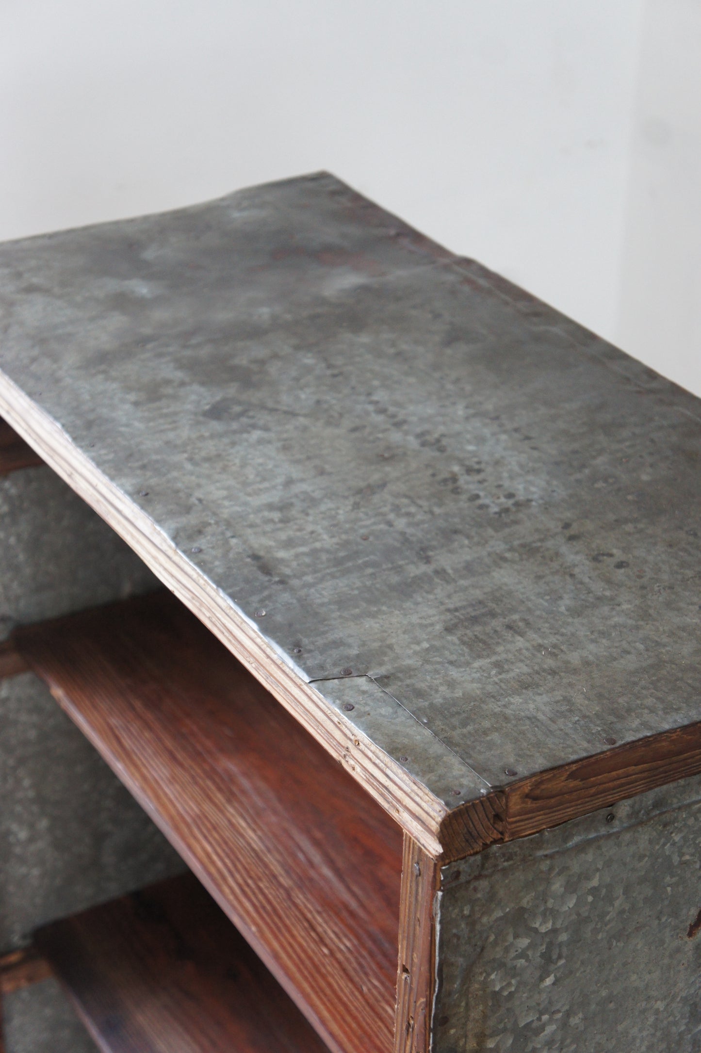 Galvanized shelf