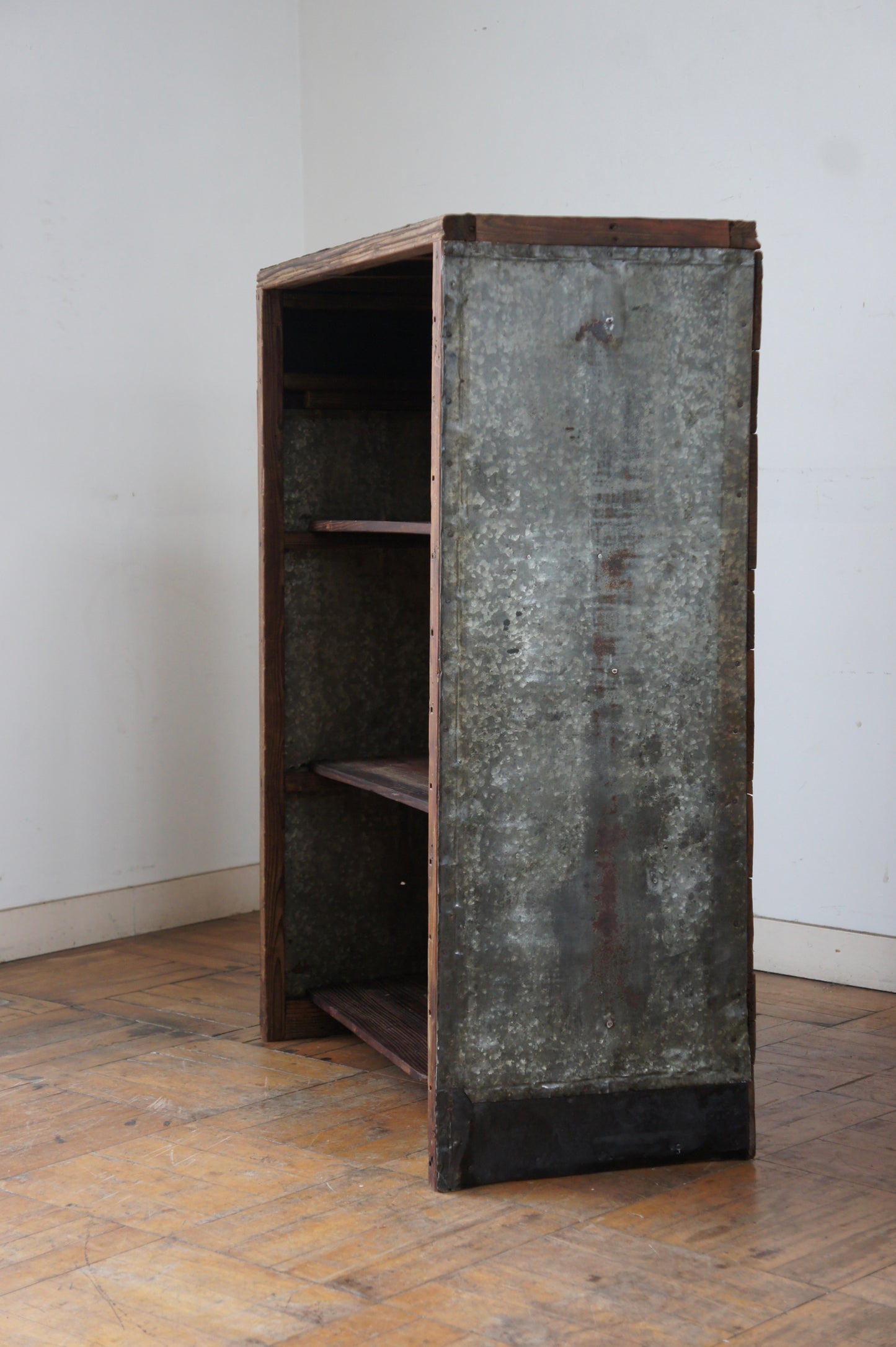 Galvanized shelf