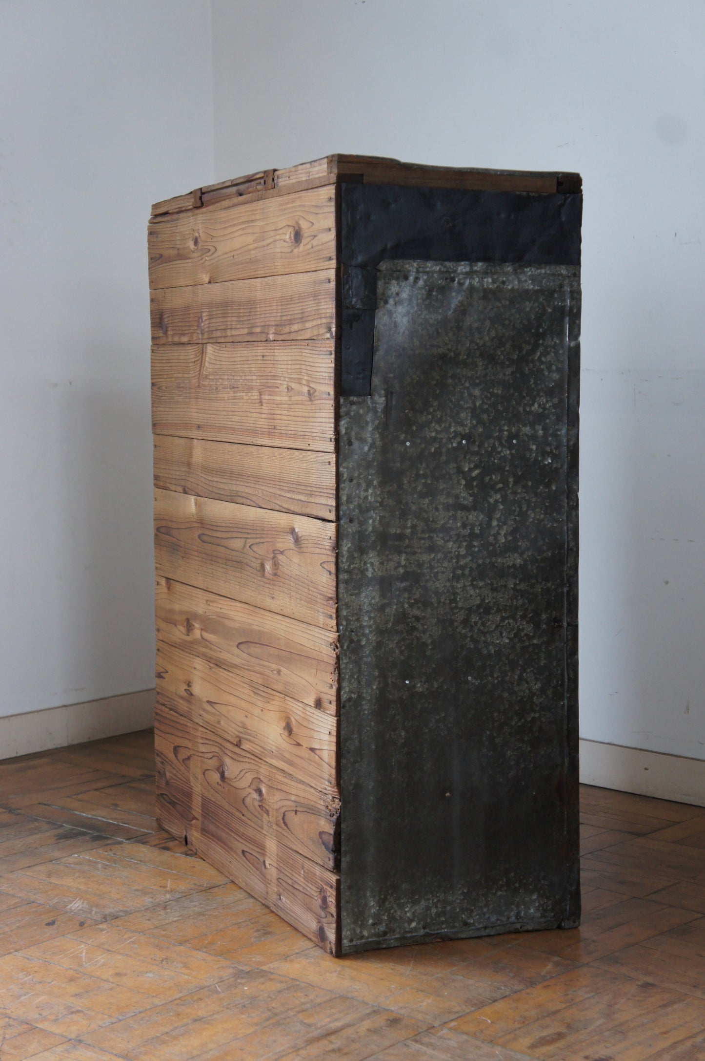 Galvanized shelf