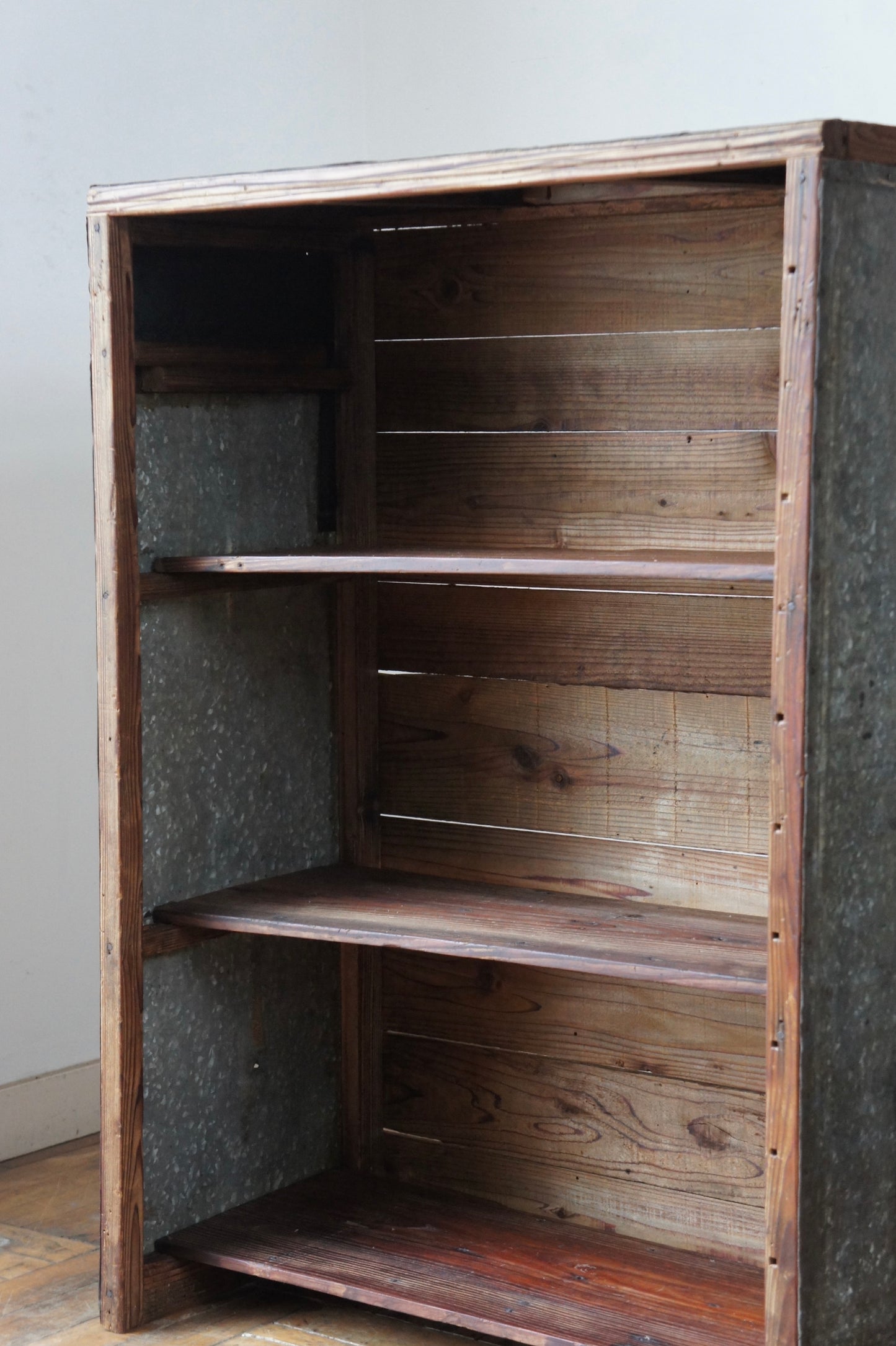 Galvanized shelf