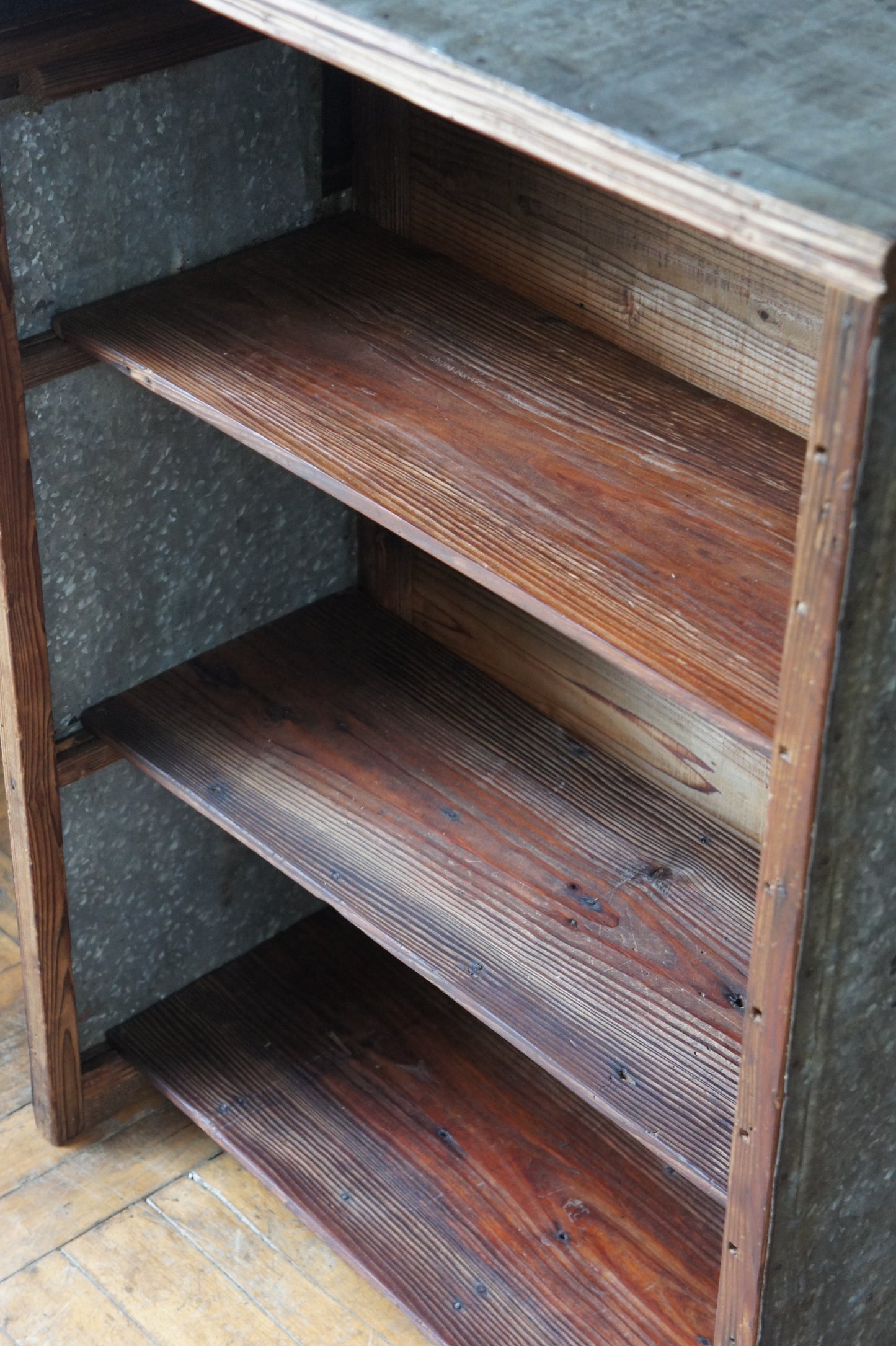Galvanized shelf