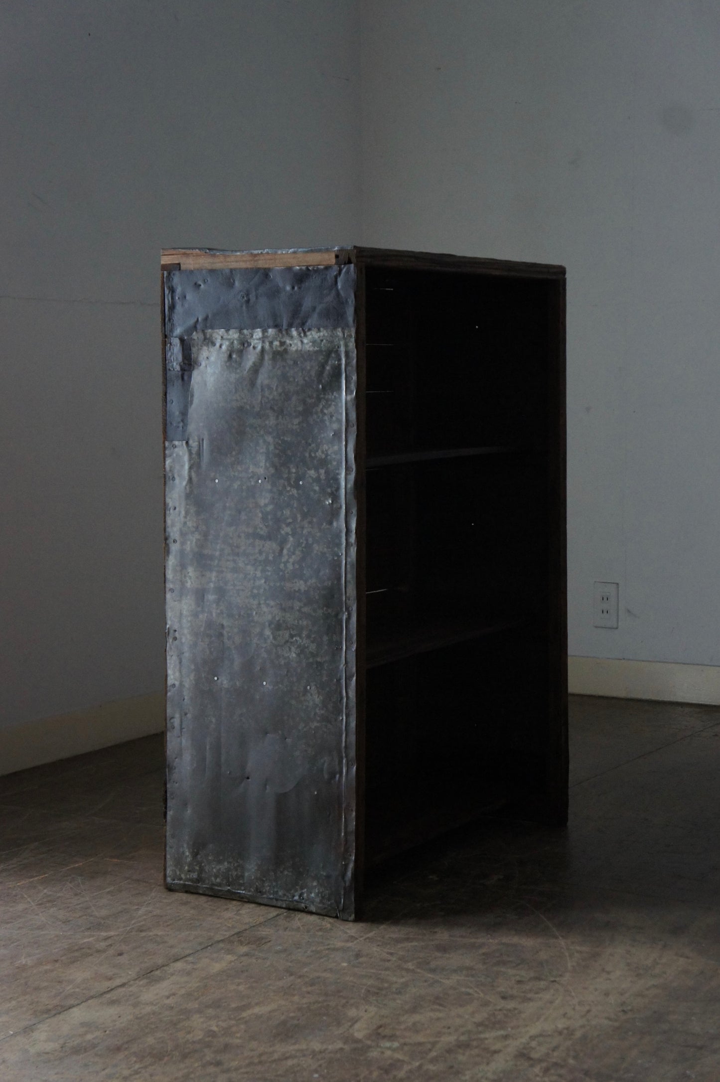 Galvanized shelf