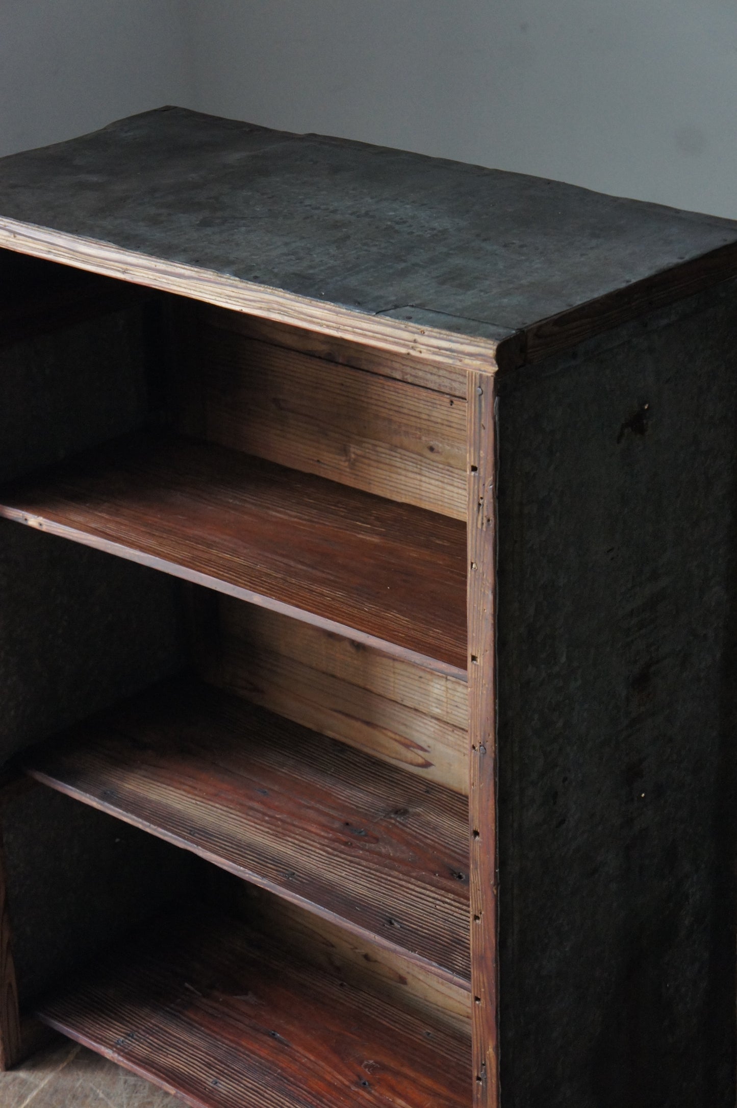 Galvanized shelf