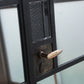 Iron door mirror / pair