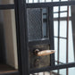 Iron door mirror / pair