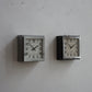 BRILLIÉ Wall clock / carré noir