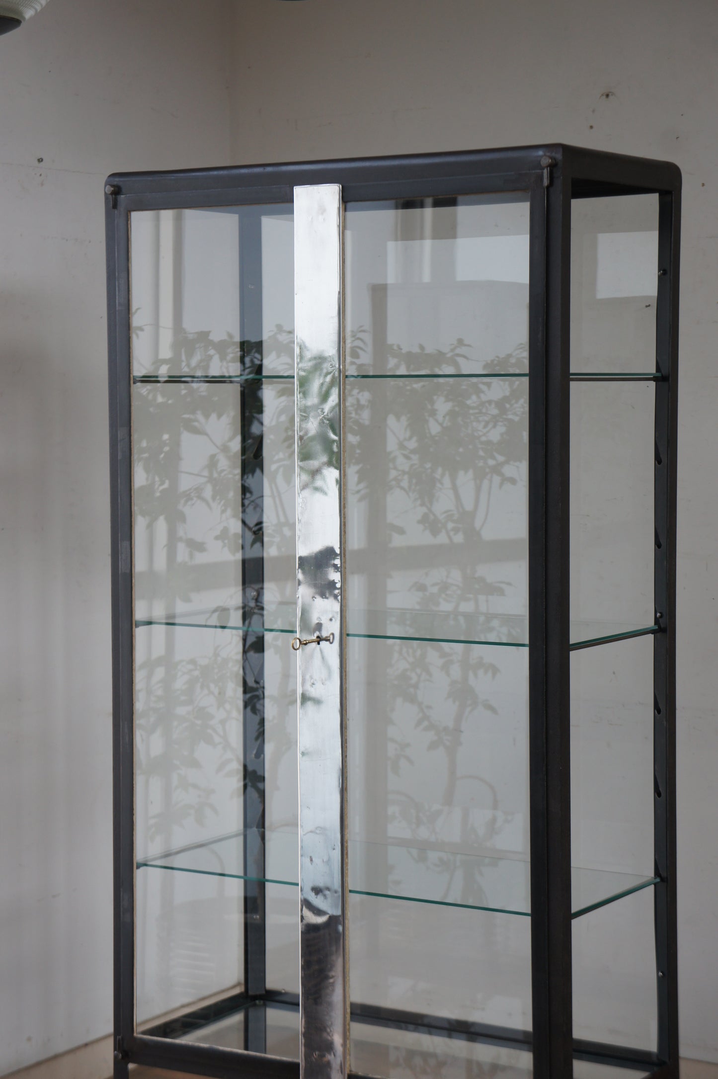 Metal display glass cabinet 80